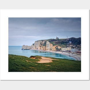 Sightseeing Etretat coastline Posters and Art